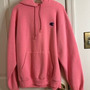 Champion Men's Vibrant Pink Hoodie